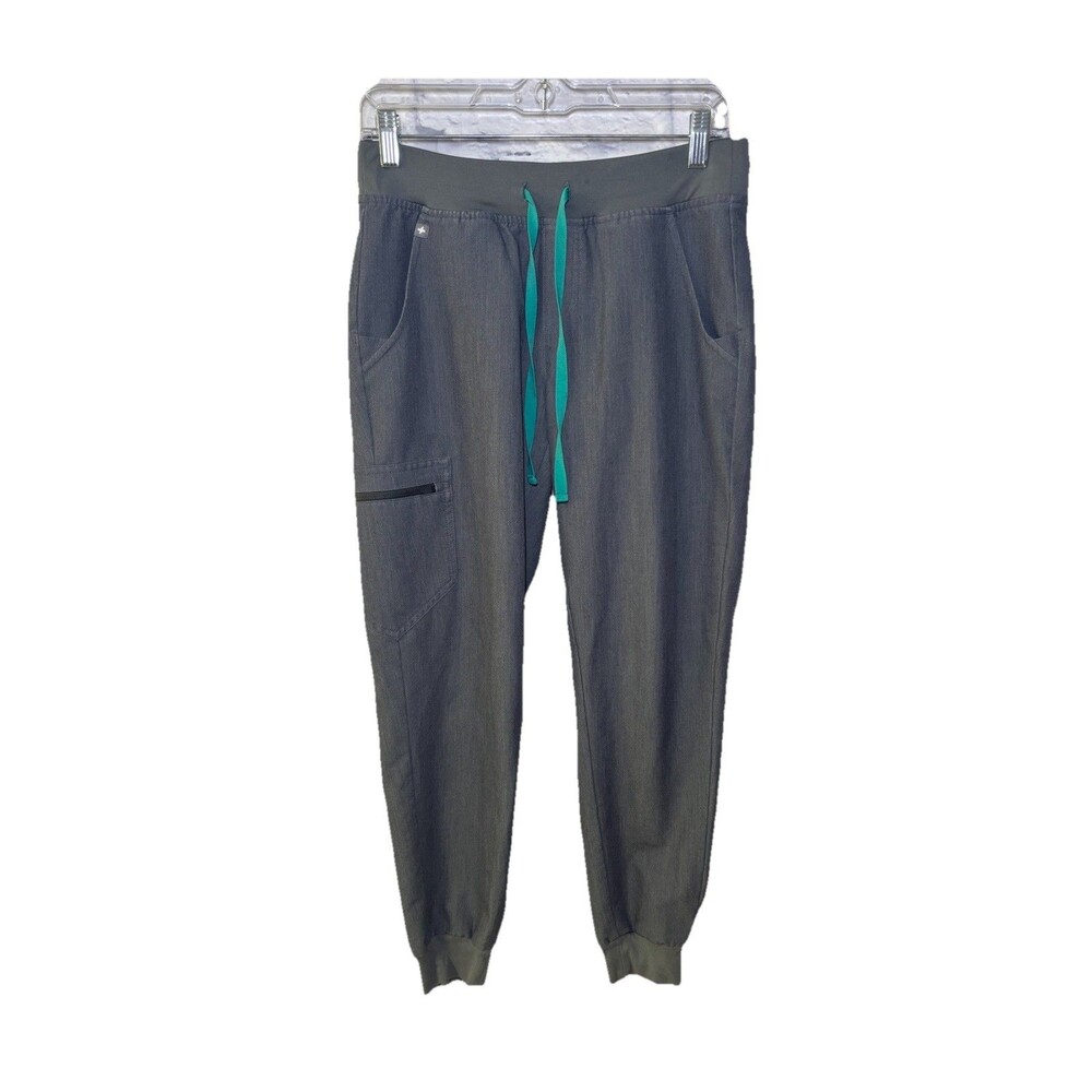 Figs Scrub Pants Women Small Gray Zamora Jogger Technical Collection Heath Care